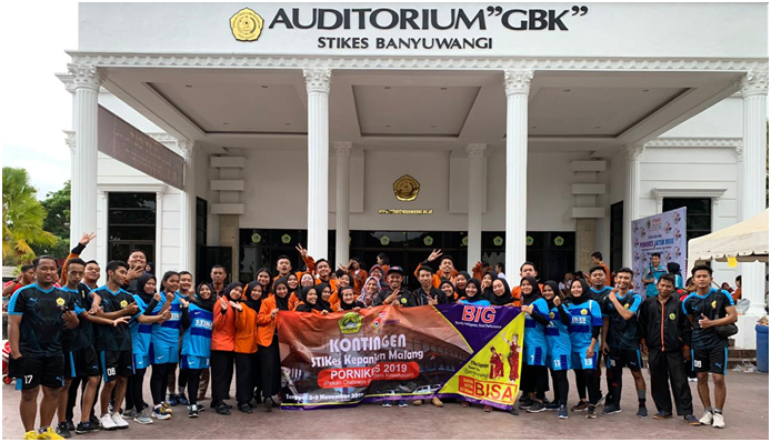 Para atlit dan pendamping dari STIKes Kepanjen